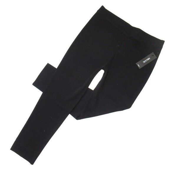 NWT Misook Slim Legging Knit Pant in Black Acrylic Pull-on Pants PL $278 - Picture 1 of 9